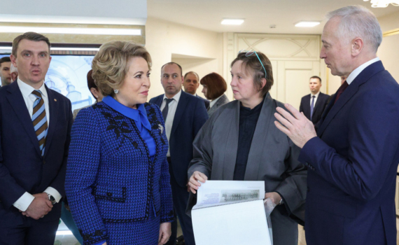 Валентине Матвиенко презентовали проект Сибирского филиала Пушкинского музея в Томске Валентине Матвиенко презентовали проект Сибирского филиала Пушкинского музея в Томске