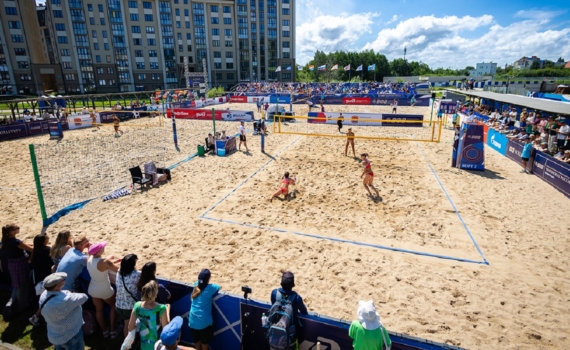 В Калининградской области состоялись соревнования по пляжному волейболу